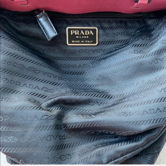 Authentic PRADA pink LANA women’s tote style B9496 - Picture 8 of 8